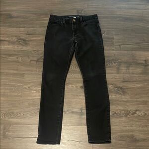 Women’s Banana Republic Black Low Rise Skinny Jeans, Size 28